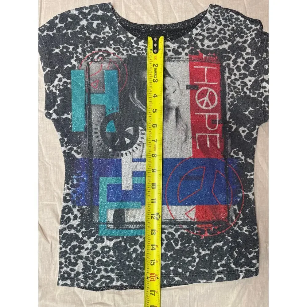 Y2K Justice “Make Peace Happen” Kids Tee – Size 8